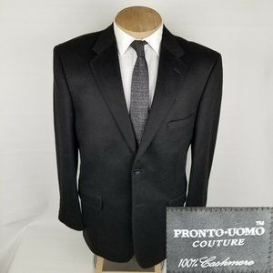 Pronto Uomo Couture Mens Sport Coat 44R Cashmere